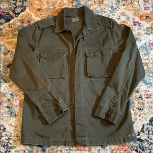 Lucky Brand Military Style Shirt Jacket